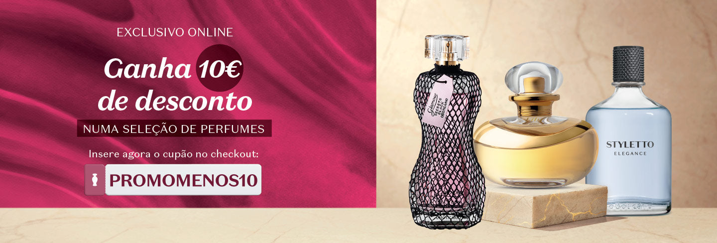 10€ OFF numa seleção de Perfumaria