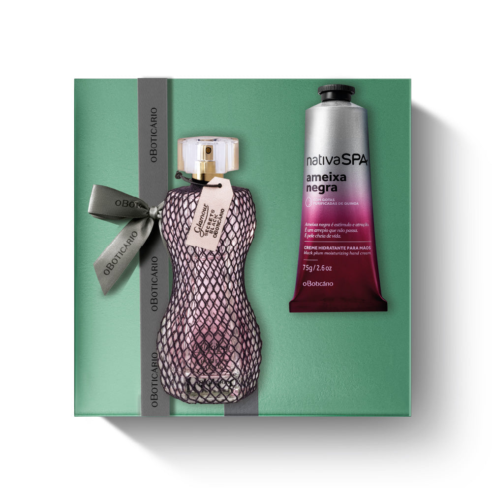 Kit de Natal Perfume Glamour Secrets