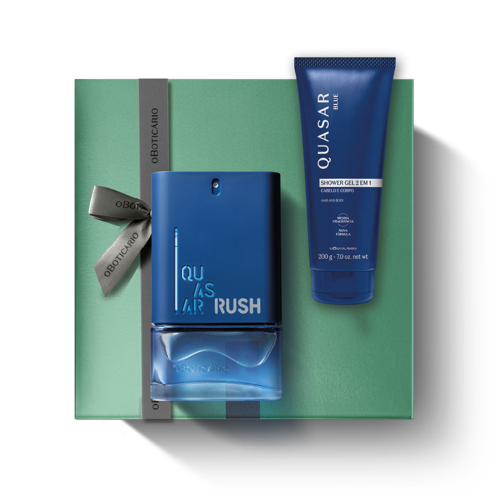 Kit de Natal Perfume Quasar Rush