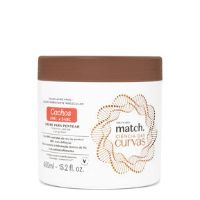 Creme para Pentear Cachos Match Ciências das Curvas, 450ml