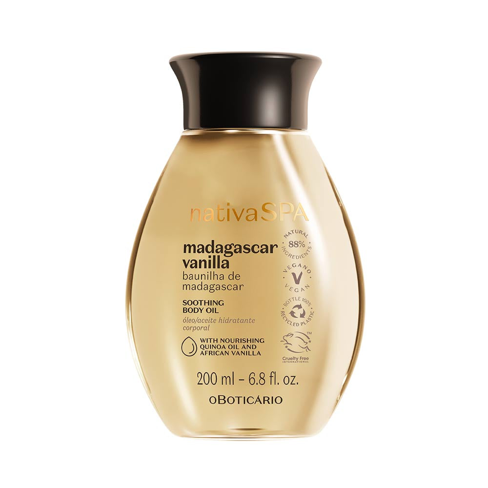 Óleo Hidratante Nativa Spa Baunilha de Madagascar 200ml